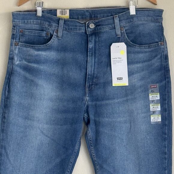 NWT Levi's Flex 511 Slim Fit Jeans Stretch Men's 38X30 Medium Wash Sustainable - Picture 3 of 13